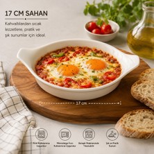 Bonnami Optiva Premium Porselen Sahan 17 cm - Şık Kırmızı Renkli Modern Kahvaltı ve Sunum Tabağı