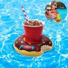 Empressco Boldy Donut Bardak Tutucu Şişme - Yüzen Içecek Tutacağı - Bardaklık-Deniz Bardak Tutma Şişme-Içecek Tutucu - Fiyatı, Yorumları
