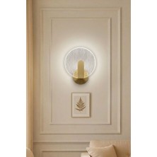 Bella Lighting Lüks Vinca 3 Renk LED Aplik Sarı Gold Duvar Lambası Elektrikli Dekoratif Aydınlatma