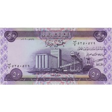 Banknoting Irak 50 Dinar 2003 Çil.