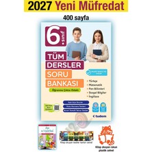 Tudem Yayın Grubu 6. Sınıf 2026 Tüm Dersler Soru Bankası (Türkçe Matematik Fen Sosyal Ingilizce)