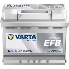 Varta N60 12V 60 Ah 640A Dynamıc Slı Start-Stop Efb Akü (Üretim Yılı: 2026)