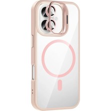 Ne Lazım Bana Joko 17 Remim Lensli Magsafe Standlı Kapak - Pembe