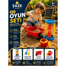 Empressco Saze 2’lü Kum Oyuncak Seti – El Arabası, Tırmık Kürek ve Su Değirmeni | Çocuk Bahçe & Plaj Oyuncağı - Fiyatı, Yorumları