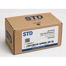 Std 3.9X19 Yhb Matkap Uçlu Vida Mavi Çinko 2500 Adet