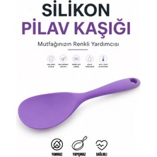 Van Vleck Silikon Pilav Kaşığı – Yapışmaz Yüzeylere Uygun Isıya Dayanıklı Servis ve Karıştırma Kaşığı