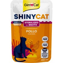 Gimcat Shinycat Tavuklu Kısırlaştırılmış Yetişkin Kedi Çorbası 70 gr