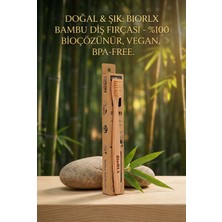 Biorlx Bambu Diş Fırçası Medium (6 Adet) – Çevre Dostu Ahşap – Bpa Free