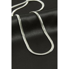 AyrStore Buğz Italyan Zincir Çelik Kolye 55 cm