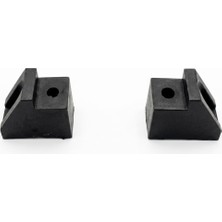 Meepo Siyah Plastik Ayak Büyük 10 Adet 125-160 Amperler Için Zemine Vidalı Tutturma