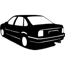 UAStudio Opel Basık Araba Duvar Dekor Kaliteli Kaliteli Sticker 40 x 20 cm