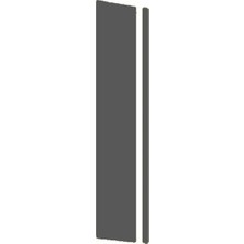 UAStudio Universal Oto Kaput Şerit Sticker Gri 13 x 65 Cm/1 Adet-2 x 65 Cm/1 Adet