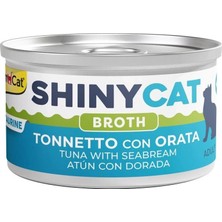 Gimcat Shinycat Soslu Ton ve Çipura Balıklı Kedi Konservesi 70 gr