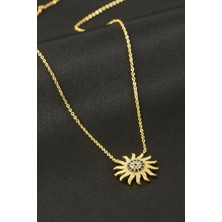 Hace Bazaar Yıldız Zirkon Taşlı Kolye