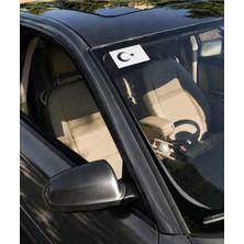 UAStudio Türk Bayrağı Sticker 12*8 Araç Oto Motorsiklet Ayna Uyumlu