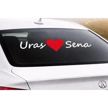 UAStudio Gelin Düğün Nişan Araba Yazısı Sticker