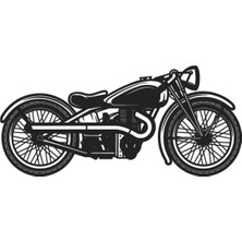 UAStudio Klasik Motosikletler Model 6 Oto Özel Yeni Kaliteli Kaliteli Sticker 25 x 12 cm