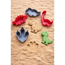 Empressco Muhcu Home 🦖🏖️ Dinozor Kum Kalıbı Seti – 5’li Figürlü Plaj Oyuncakları (T-Rex, Stegosaurus, Ayak Izi) 🧒✨ - Fiyatı, Yorumları