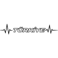 UAStudio Türkiye Ritim Sticker Araç Oto Uyumlu 22*6