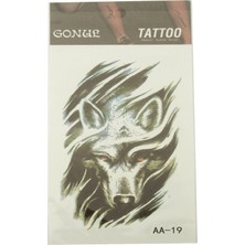Hace Bazaar Kurt Tattoo Dövme Sticker