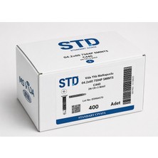 Std 4.2X60 Yhb Matkap Uçlu Vida Mavi Çinko 400 Adet | Ahşap, Sac ve Profil Montaj Vidası