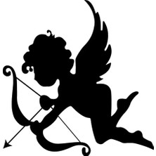 UAStudio Eros Aşk Meleği Kaliteli Kaliteli Sticker 10 x 10 cm