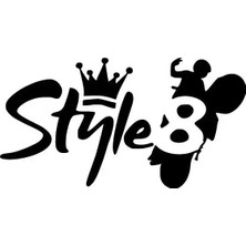 UAStudio Style 8 - Araç, Oto, Laptop, Duvar Uyumlu Sticker 40*20 cm