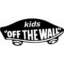UAStudio Kids Off The Wall Kaliteli Kaliteli Sticker 15 x 5 cm