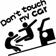 UAStudio Arabama Dokunma Ingilizce Kaliteli Kaliteli Sticker (Oto-Motor-Laptop-Duvar-Dekor) 10 x 10 cm