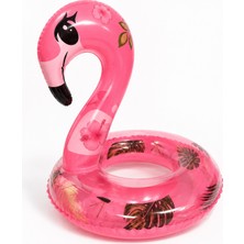Empressco 58 cm Flamingo Simli Çocuk Yüzme Simidi, Şişme Havuz ve Deniz Eğlencesi