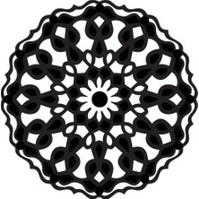 UAStudio Çiçek Deseni (Oto-Motor-Laptop-Duvar-Dekor) (Tip 9) 30 x 30 cm