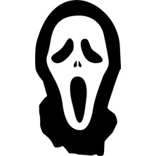UAStudio Scream Duvar Dekor Sticker 40 x 72 cm