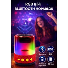 GUNKES Işıklı Taşınabilir Bluetooth Hoparlör Ses Bombası