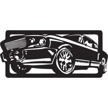 UAStudio Klasik Arabalar Oto Motor Laptop Duvar Folyo Sticker (Tip 12) 25X10 cm