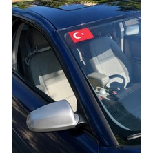 UAStudio Türk Bayrağı Sticker 12*8 Araç Oto Motorsiklet Ayna Uyumlu