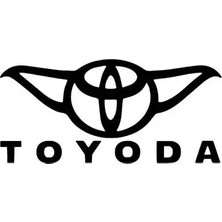 UAStudio Toyoda Amblem - Araç, Oto, Laptop, Duvar Uyumlu Sticker 40*20 cm