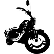 UAStudio Klasik Motosikletler Model 30 Oto Özel Yeni Kaliteli Kaliteli Sticker Siyah 30 x 36 cm