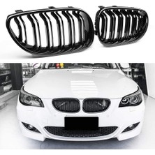X Power Tuning Bmw E60 Plastik Parlak Siyah M5 Böbrek-Panjur