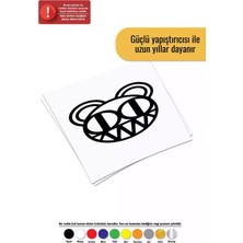UAStudio Radiohead Bear Sticker Oto Motor Laptop Duvar Folyo Sticker 25 x 20 cm