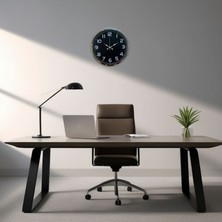 GV Home Silver Shadow 40 cm Metal Duvar Saati