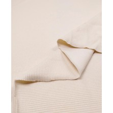 Kumaş Parça Krem Kaşkorse Ribana Kumaş Esnek Yumuşak Bodylik & Bluzluk 120X150CM
