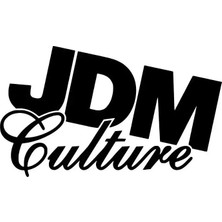 UAStudio Jdm Culture Kaliteli Kaliteli Sticker 20 x 12 cm