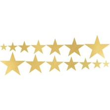 UAStudio Gold Yıldız Serisi Stickers 50*20