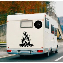 UAStudio Karavan Sticker Camping Sticker Oto 40X40