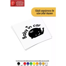 UAStudio Baby In Car Erkek - Araç, Oto, Laptop, Duvar Uyumlu Sticker 50*40 cm