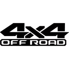 UAStudio 4x4 Off Road Sticker Oto Motor Laptop Duvar Folyo Sticker 50 x 20 cm