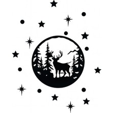 UAStudio Yilbasi Yıldızlı Sticker 15*15