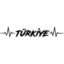 UAStudio Türkiye Ritim Sticker Araç Oto Uyumlu 22*6