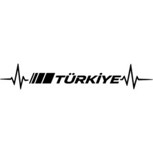 UAStudio Türkiye Ritim Sticker Araç Oto Uyumlu 22*6