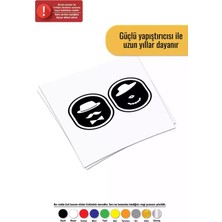 UAStudio Bay Wc Kapısı - Araç, Oto, Laptop, Duvar Uyumlu Sticker 30*21 cm